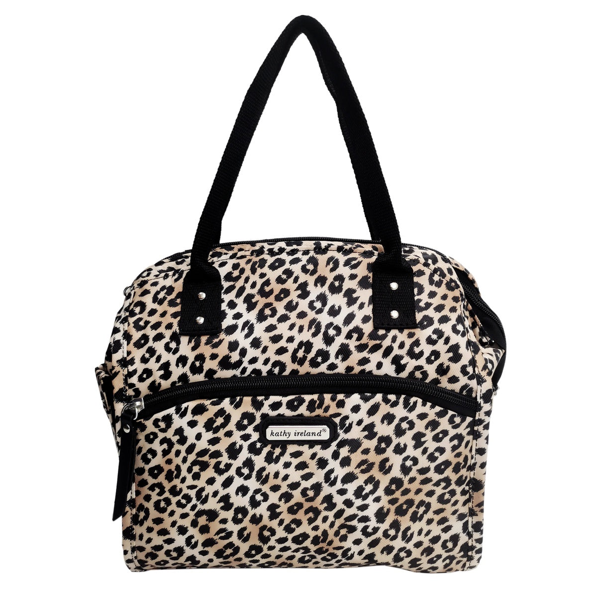  Kathy Ireland Kathy Ireland Leah Wide Mouth Lunch Tote - Black - Bonton