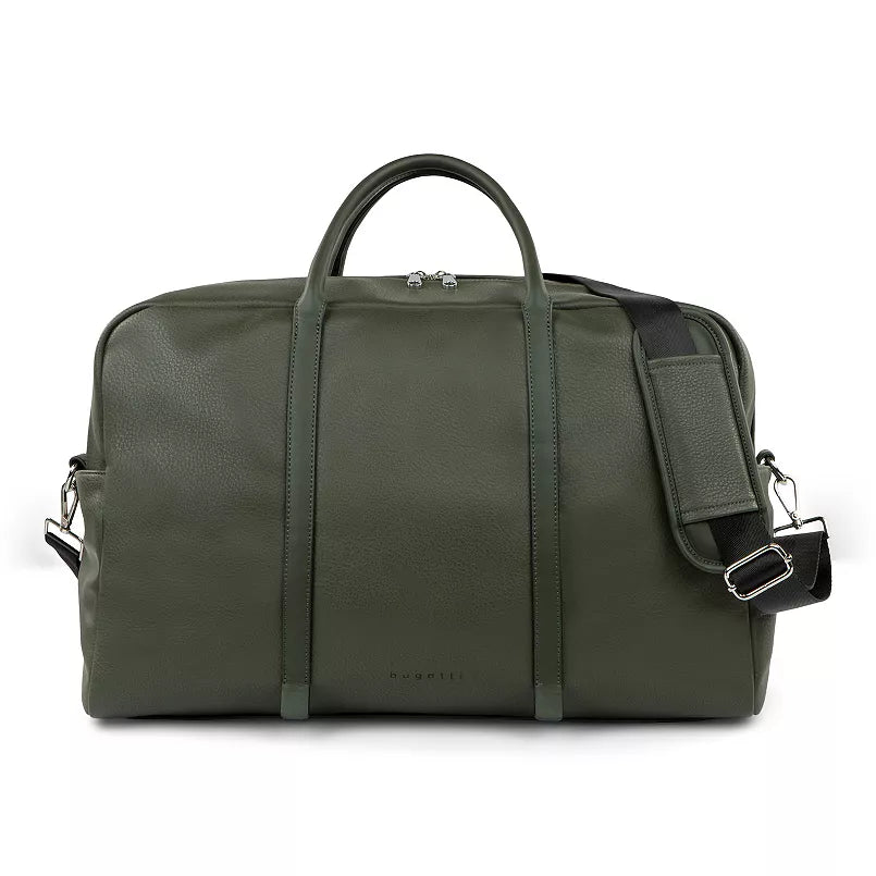  Bugatti Opera Pebble Duffle Bag - Vegan Leather - Green - Bonton