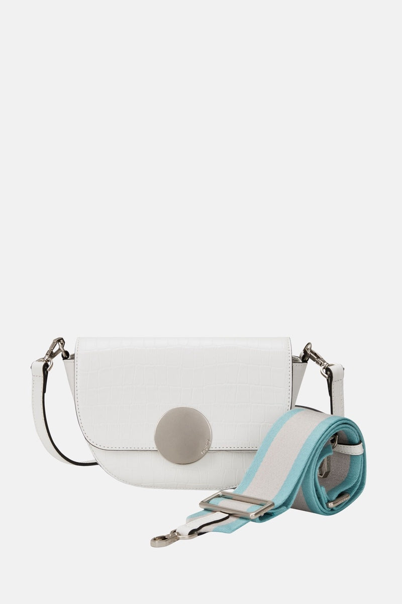  Oryany Oryany - Lottie Croco Crossbody Small Handbags - Off White / One Size - Default Title - Bonton