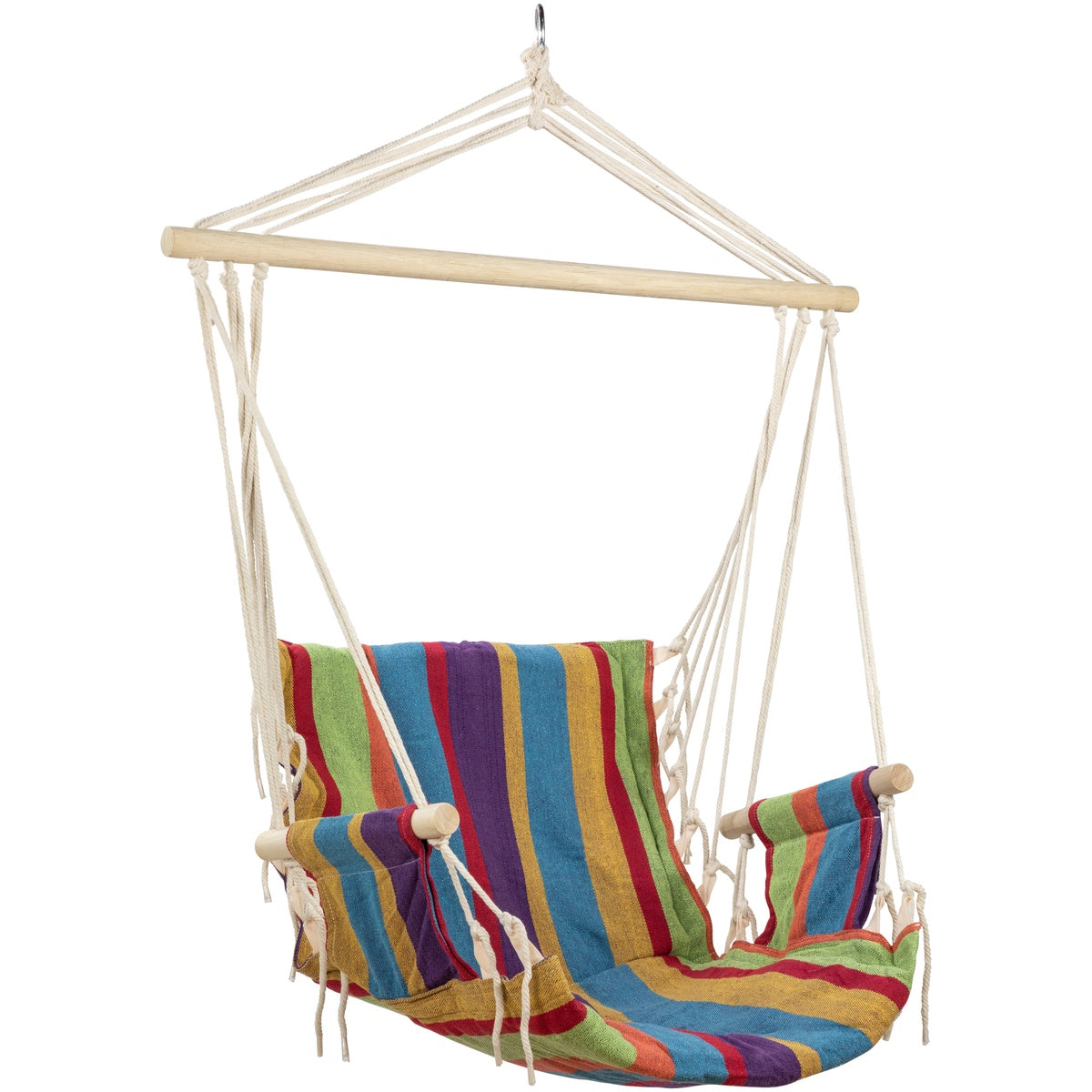  Northlight Striped Hammock Chair With Armrests -37