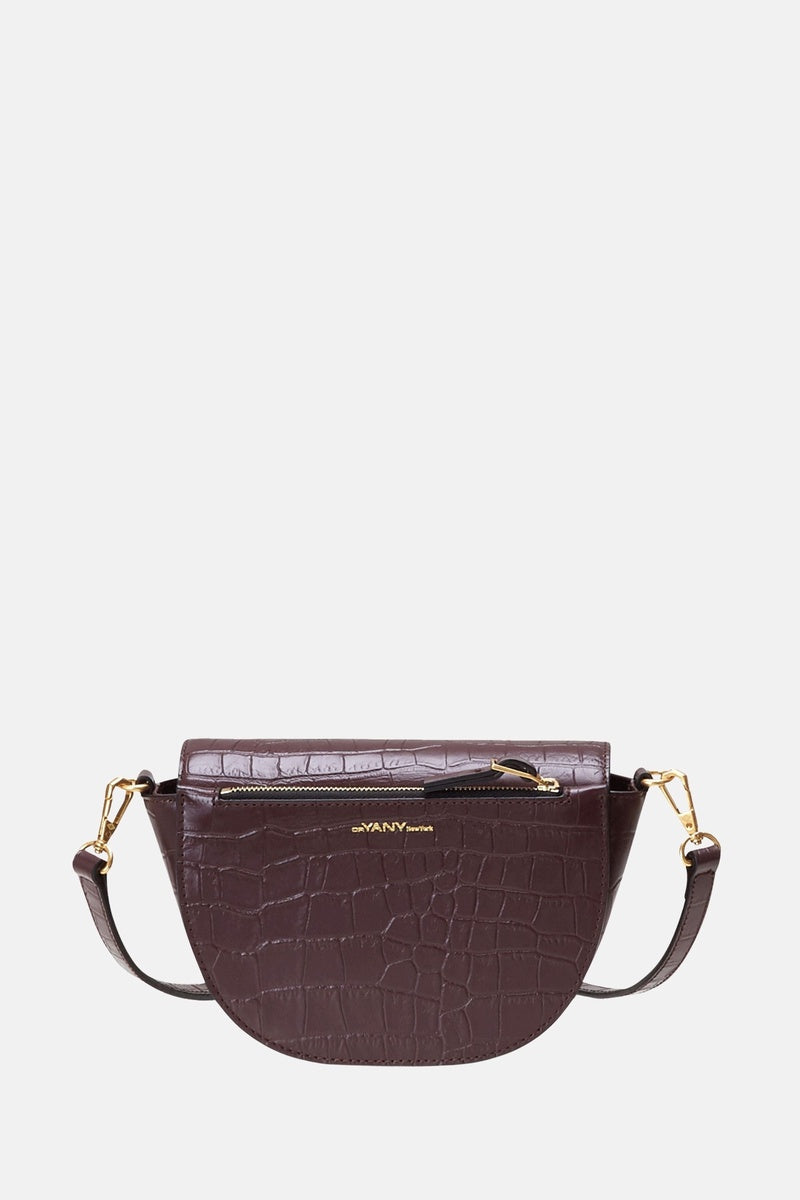  Oryany Oryany - Lottie Croco Crossbody Small Handbags - Brown / One Size - Default Title - Bonton