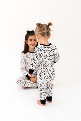 Allie Leopard Bamboo 2-Piece Long Sleeve Set