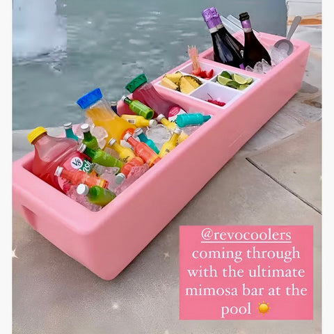 REVO Party Barge Cooler™ | Pink Coral by Revo Coolers