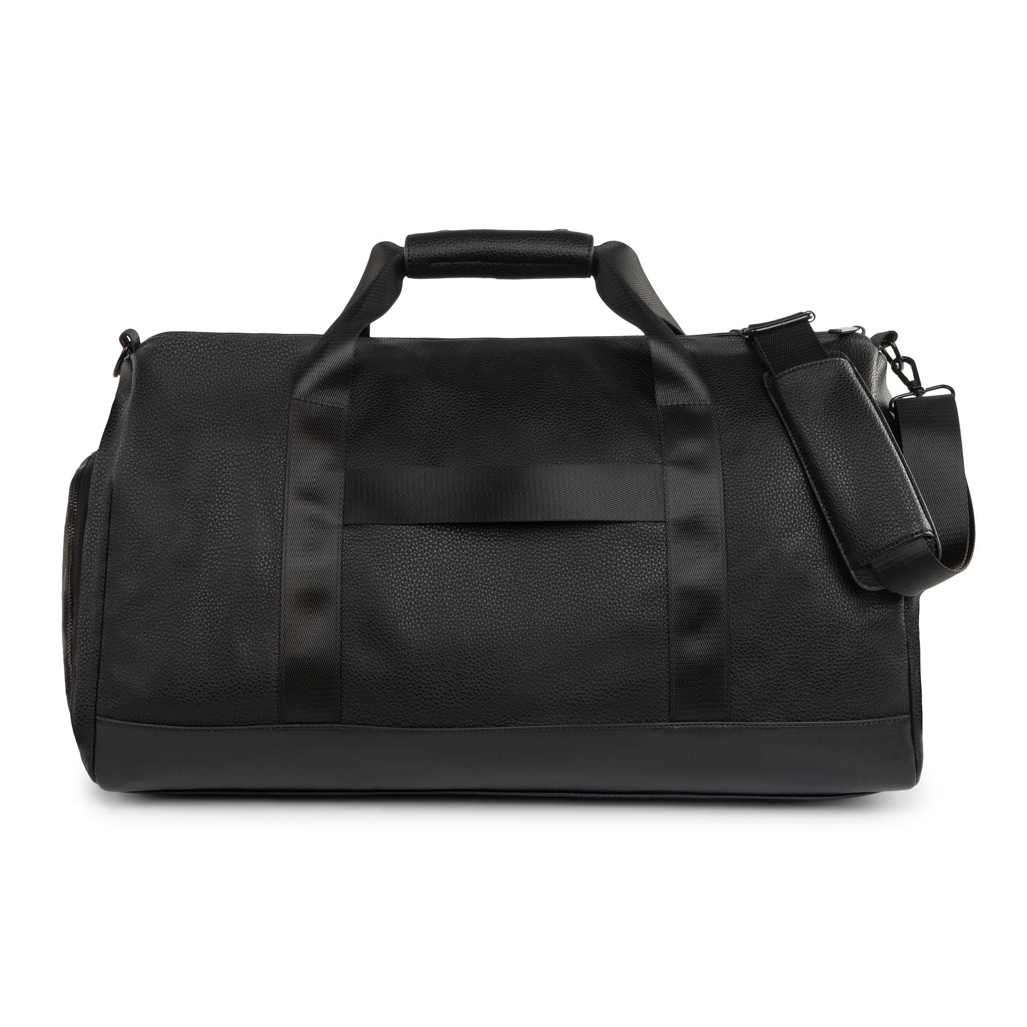  Bugatti Central Collection Duffle Bag - Vegan Leather - Black - Bonton