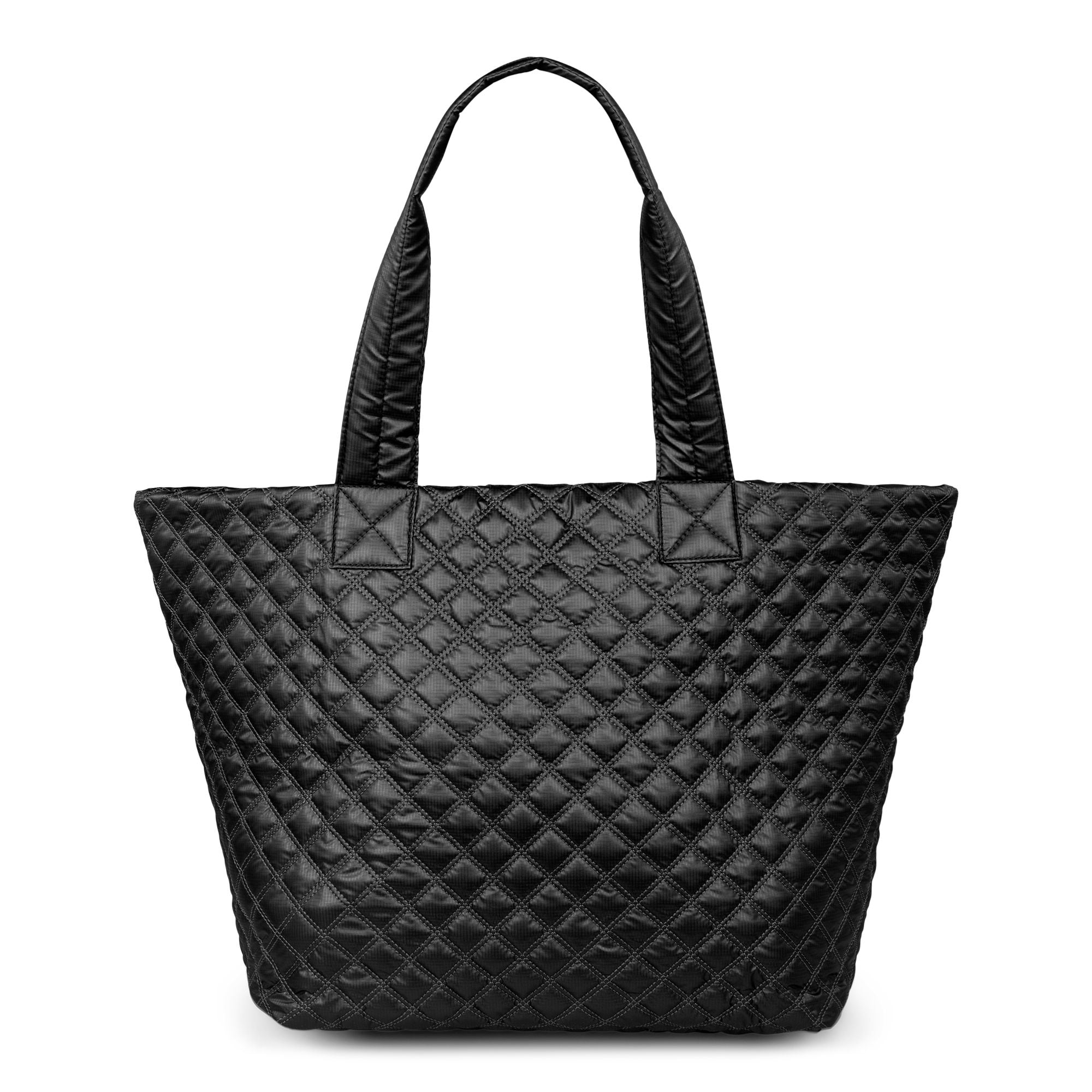  Bugatti Marbella Quilted Nylon Tote Bag - Black - Bonton