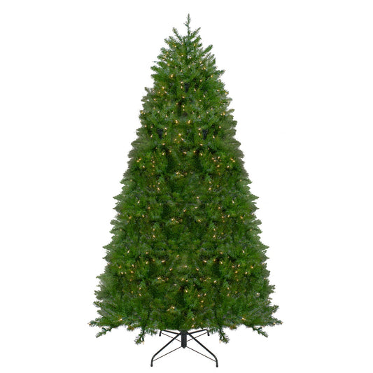 14' Pre-Lit Northern Pine Full Artificial Christmas Tree - Warm White LED Lights