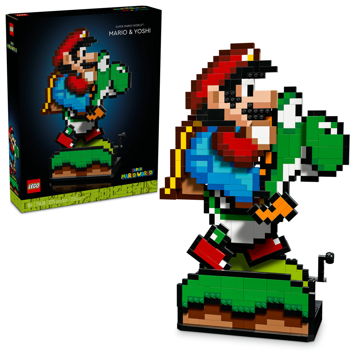  LEGO LEGO® Super Mario™ Super Mario World™: Mario & Yoshi 71438 - Adults - Bonton