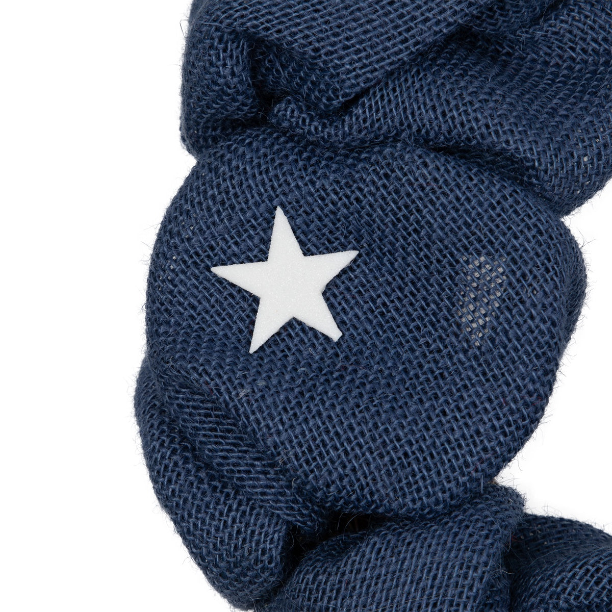  Northlight Americana Stars and Stripes Burlap Patriotic Wreath - 20