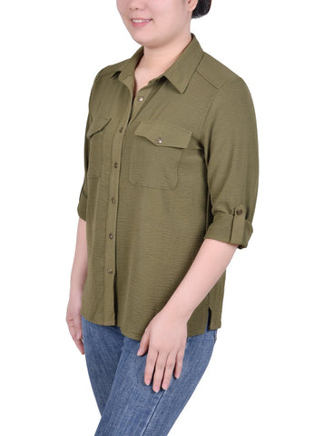 Roll Tab Blouse