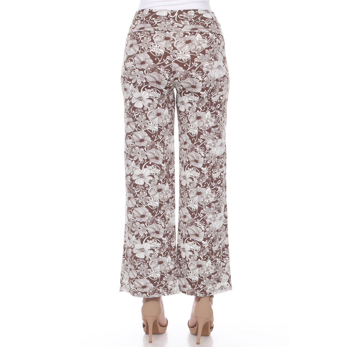  White Mark Floral Paisley Palazzo Pants - XL - Bonton