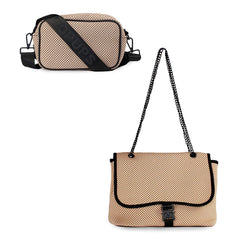 Camera Bag + Flap Crossbody - Tan