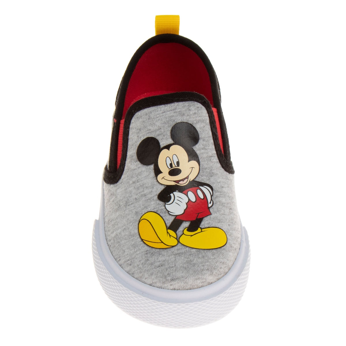  Josmo Mickey Mouse Casual No Lace Shoes - Low Top Canvas Slip-on Tennis Boys Sneakers - Disney Character Sneaker Shoe (Size 5-12 Toddler) - 5 - Bonton