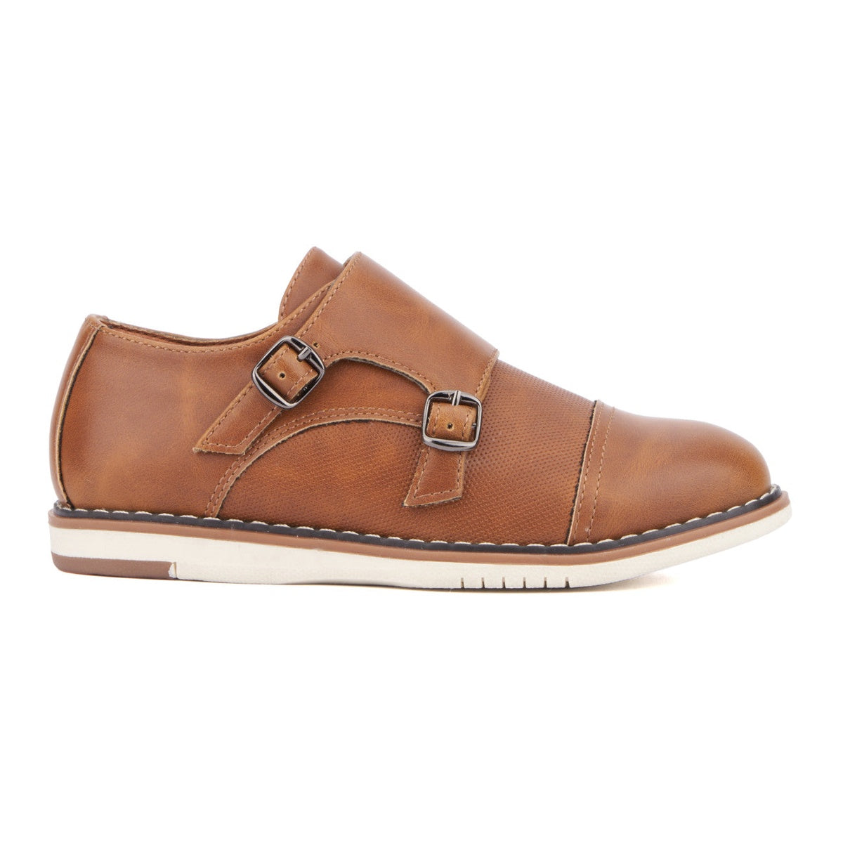  Xray Footwear Xray Footwear Boy's Michael Dress Casual Monk Straps - COGNAC - Bonton