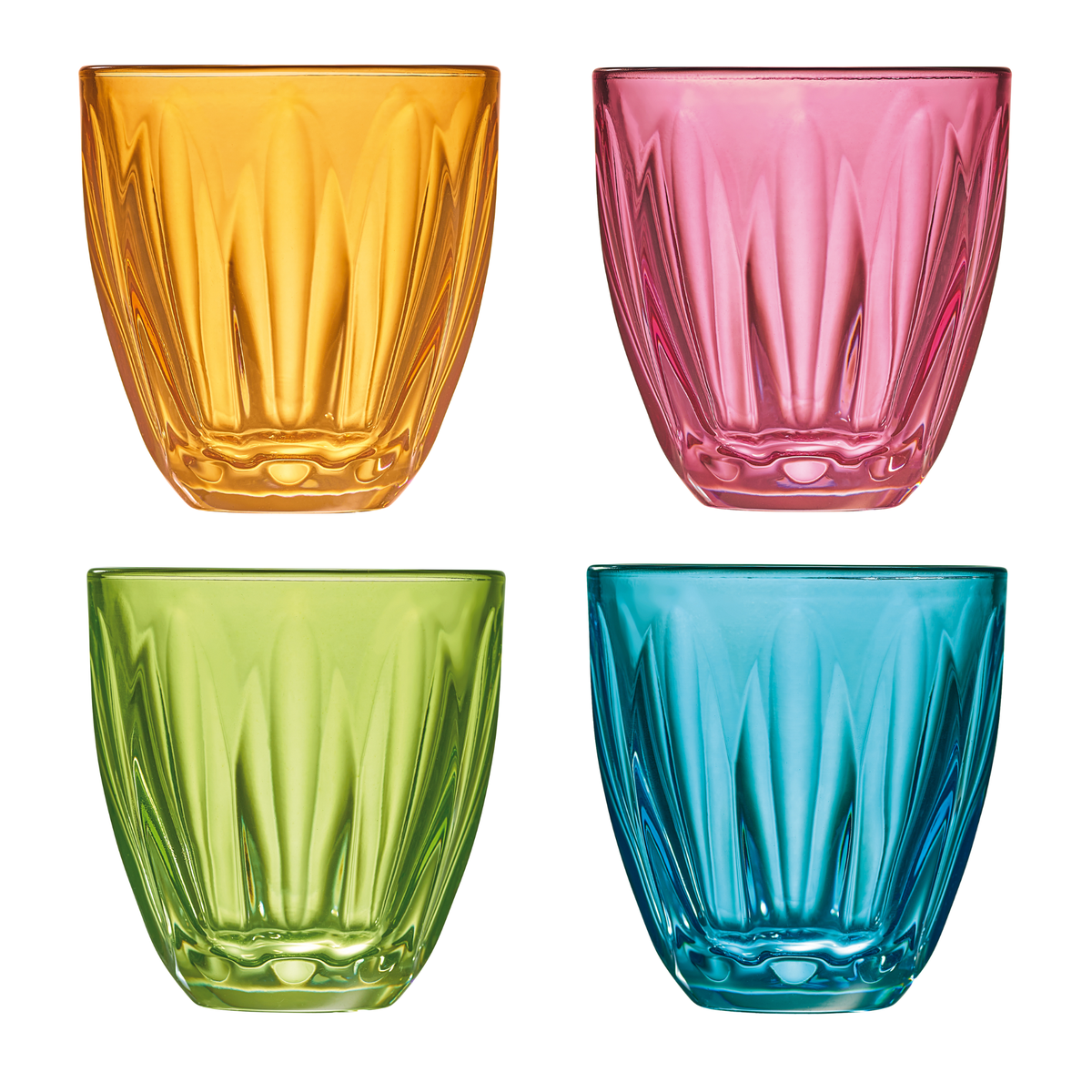  La Rochere Lily Tumblers Summertime Set - 4 Assorted Colors - Default Title - Bonton