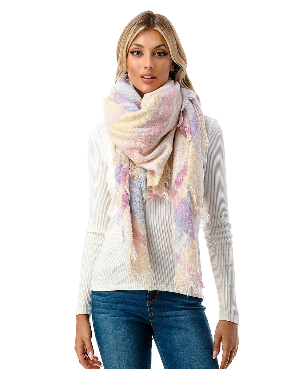  Marcus Adler The Elena Scarf - Bright Pink - Bonton