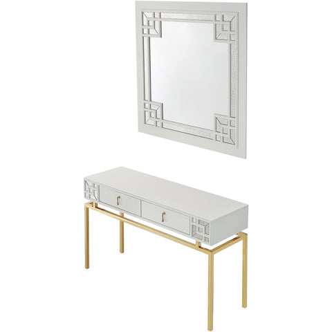 Dynasty Wall Mirror and Console Table