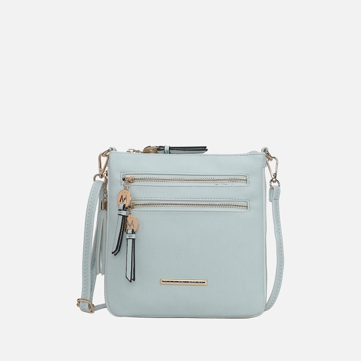  MKF Collection Angelina Expandable Crossbody Bag - Beige - Bonton