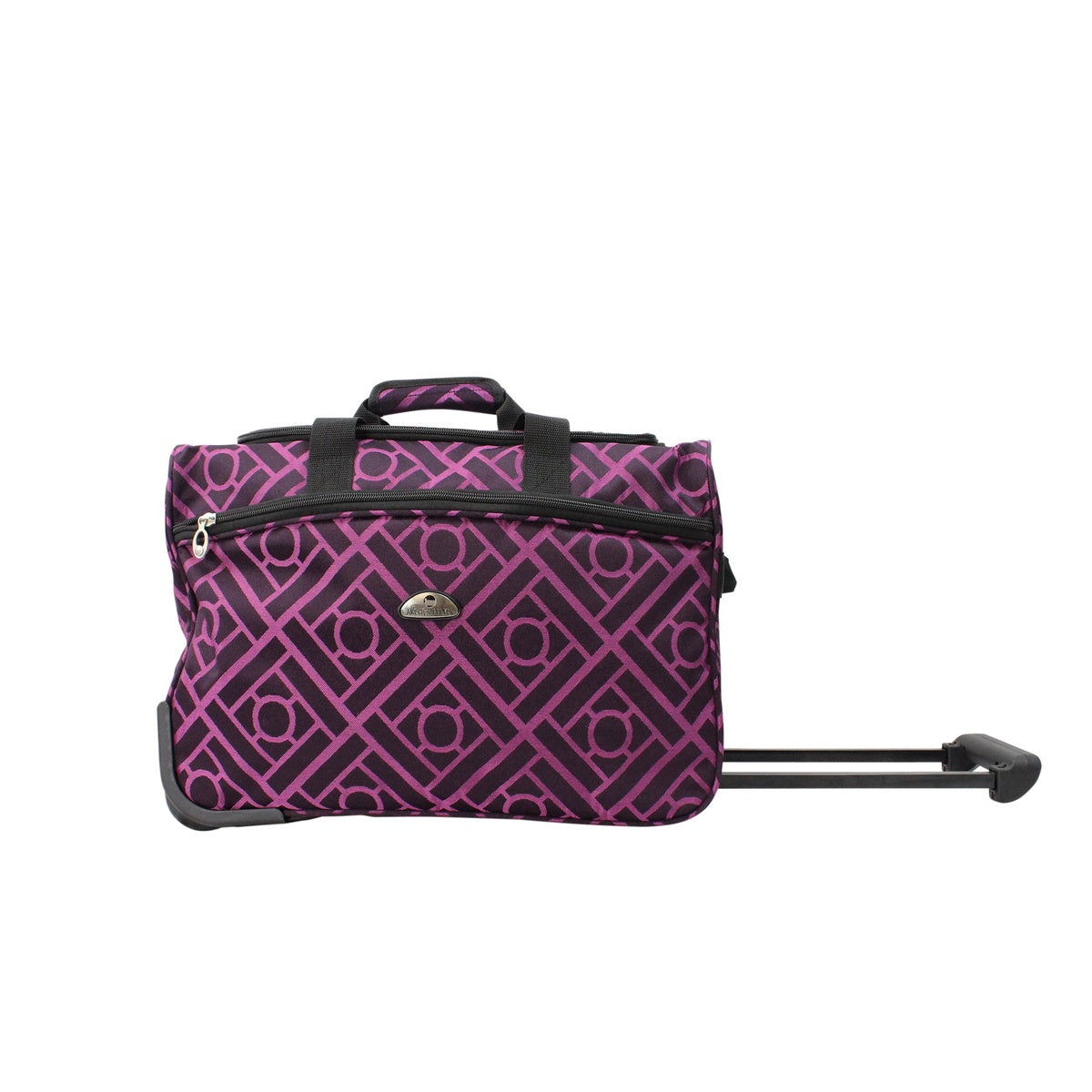  American Flyer American Flyer Astor Wheeled Duffel - Black Purple - Bonton
