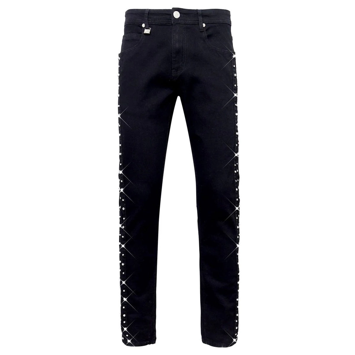  Barocco Make an Impact Denim Pants BLACK - BLACK - Bonton