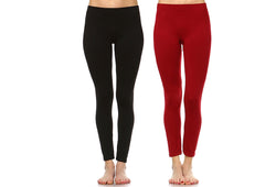 Pack of 2 Solid Leggings