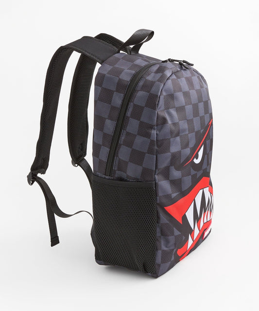 Checker Shark Backpack - Black