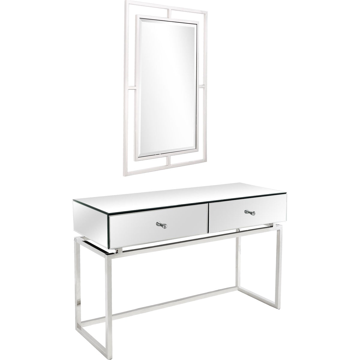  Addison Wall Mirror and Console Table - Console Table - Bonton