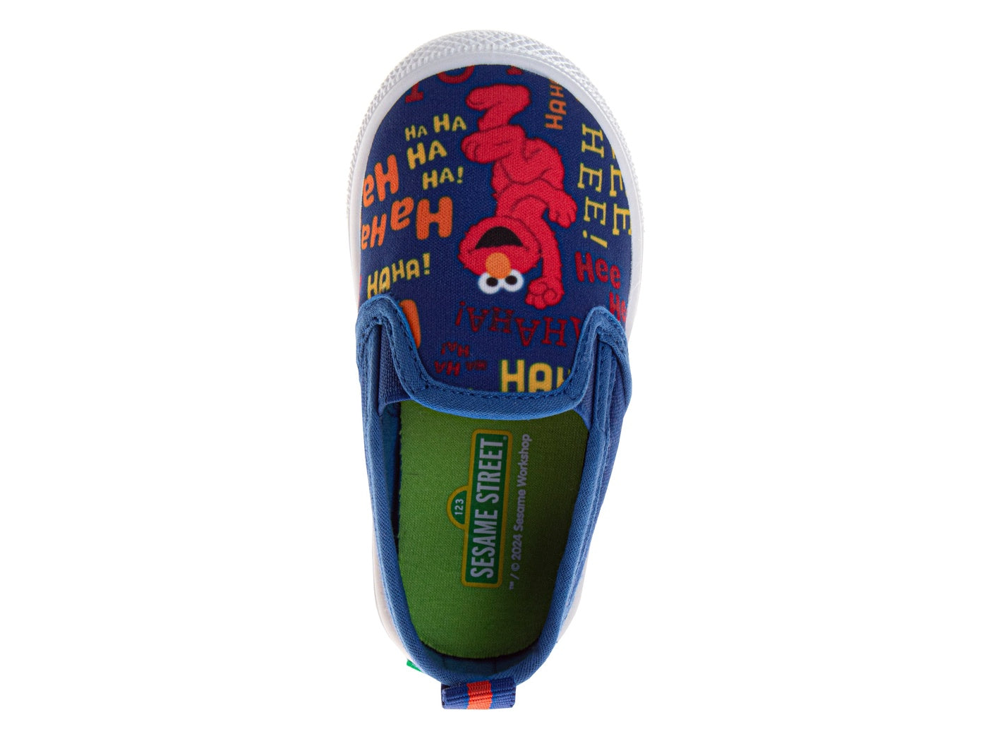  Josmo Sesame Street Boys/Girls Elmo Shoes,Slip on Sneaker Toddler,Indoor Outdoor Bottom,Toddler Size 5 to 10 - 5 - Bonton