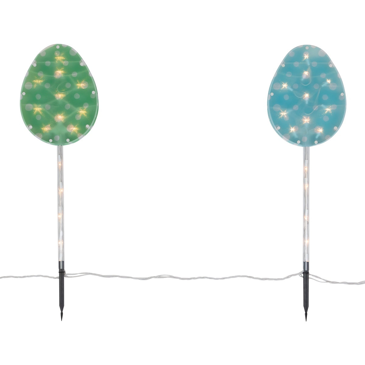 Northlight Easter Egg Pathway Marker Lawn Stakes - 28.5