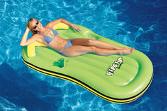 78" Inflatable Green Flip Flop Lounge Swimming Pool Float