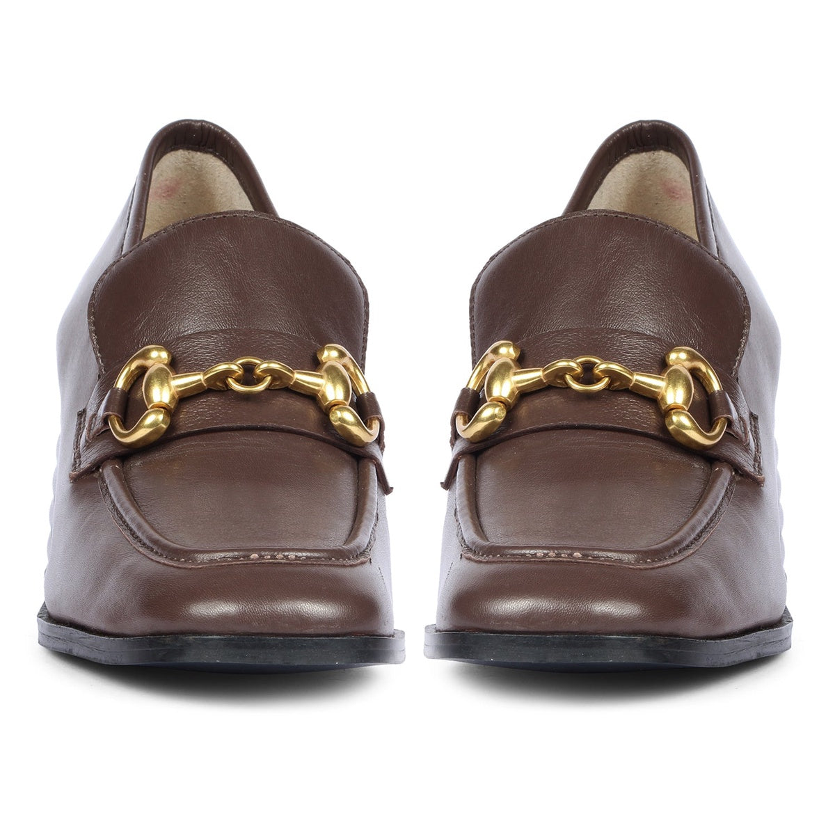  Saint G Saint G - Isha - Heeled Loafers - Coffee - Bonton