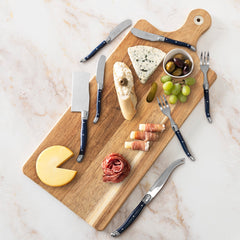 French Home Laguiole Ultimate 11-Piece Charcuterie Set With Navy Handles