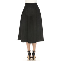 Women's Flared Tweed Skirt