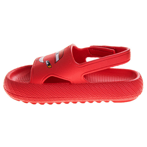 Josmo Slides Open Toe Sandal - SpiderMan Paw Patrol Cars - Boys Sandals Slide SlipOn (Sizes: 5-10 Toddler)