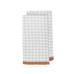 Two-Tone Gingham Towels, Set of 2