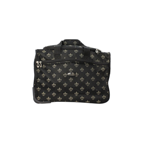 American Flyer Fleur De Lis Wheeled Duffel