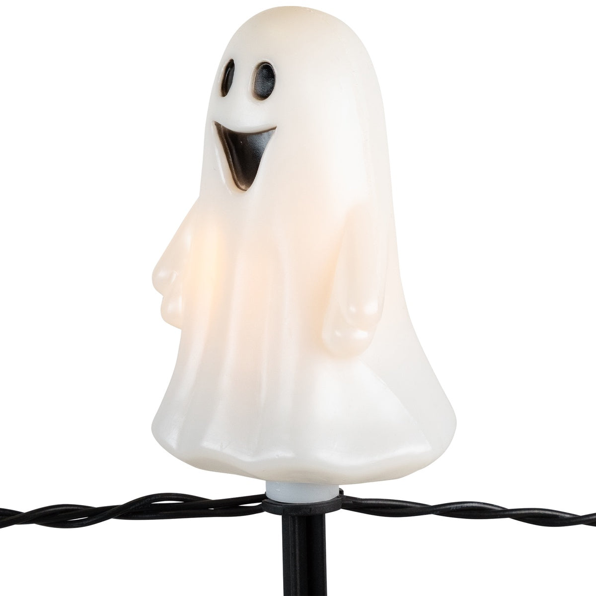  Northlight Set of 5 Ghost Shaped Halloween Pathway Markers - 3.75ft Black Wire - Default Title - Bonton