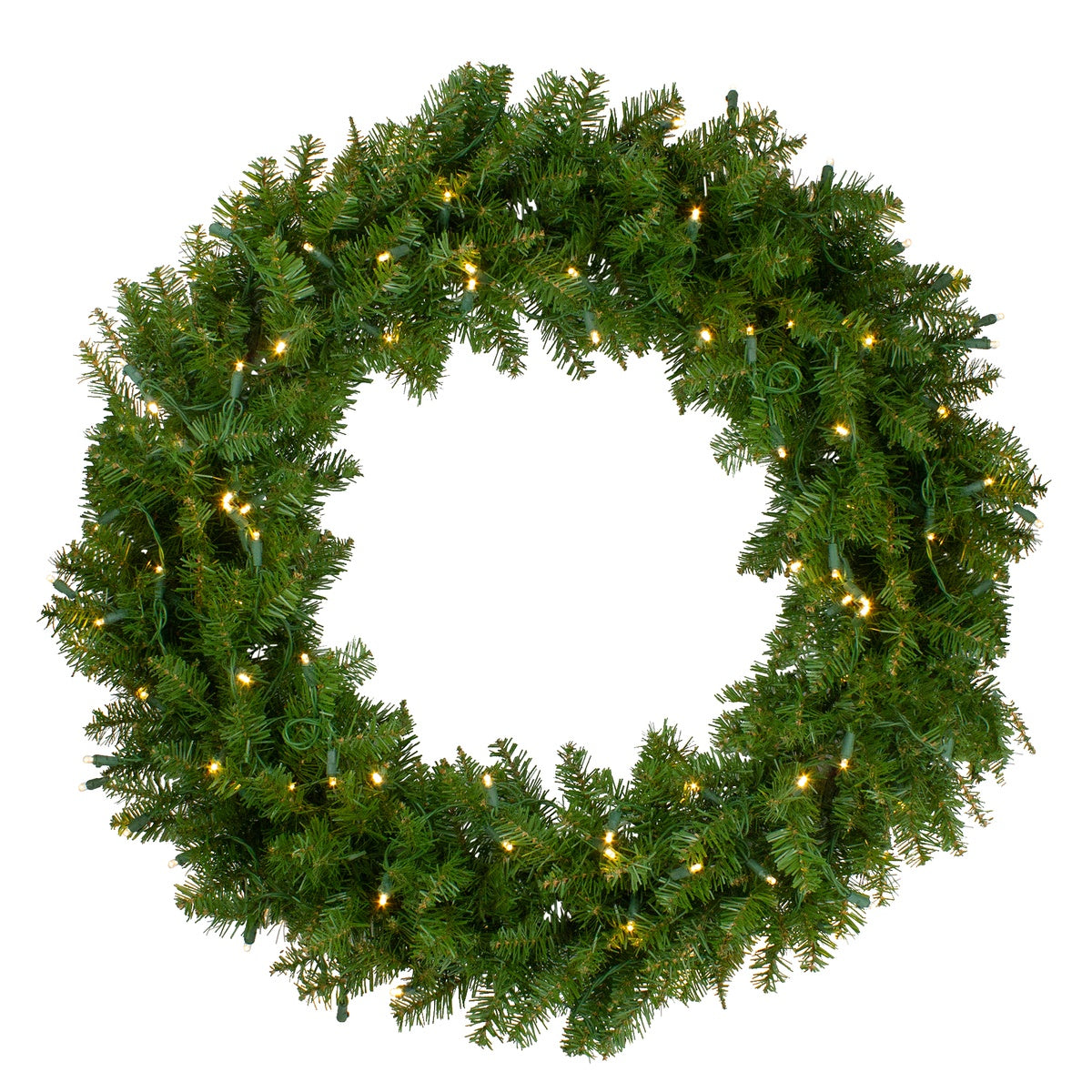  Northlight Pre-Lit Northern Pine Artificial Christmas Wreath - 36