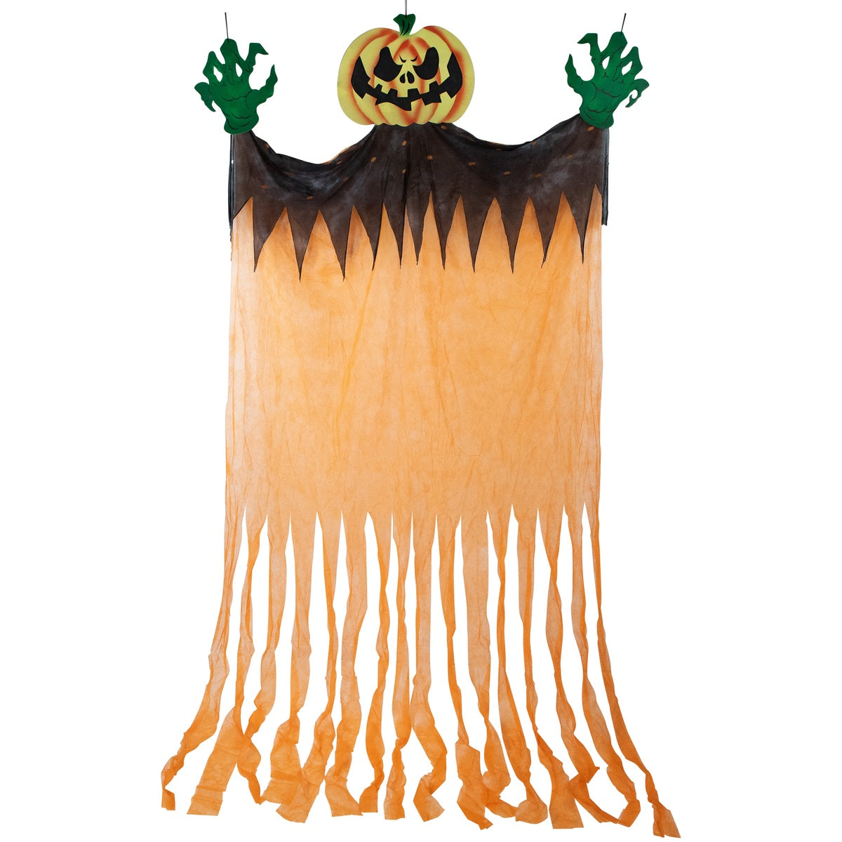  Northlight 11' Scary Jack-O-Lantern Halloween Hanging Decoration - Default Title - Bonton