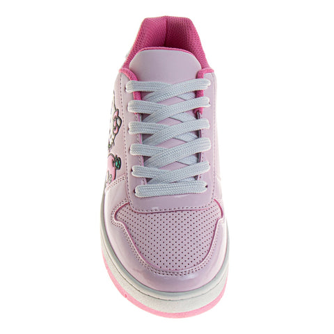 Hello Kitty Women's Lace Up Vintage Fashion Sneakers.