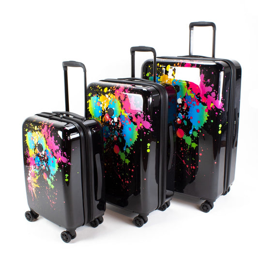 Body Glove Bursts 3-Piece Hardside Spinner Luggage Set