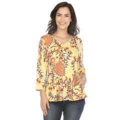 Women's Vibrant Boho Swing Top