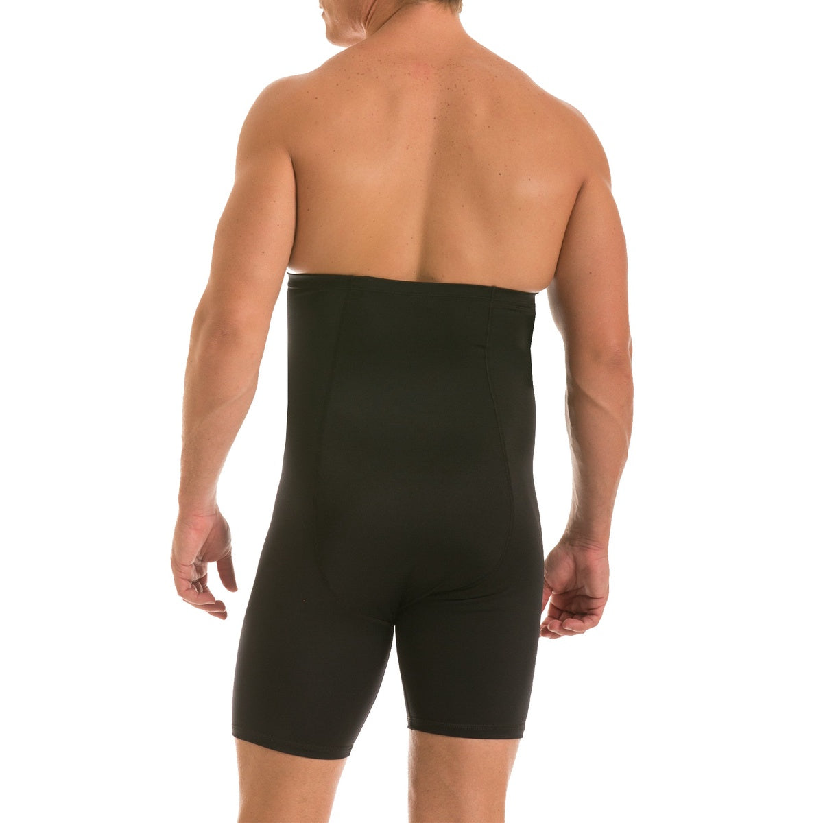  InstantFigure Insta Slim Compression Hi-Waist Undershorts Boxer Brief MS20031 - Black - Bonton