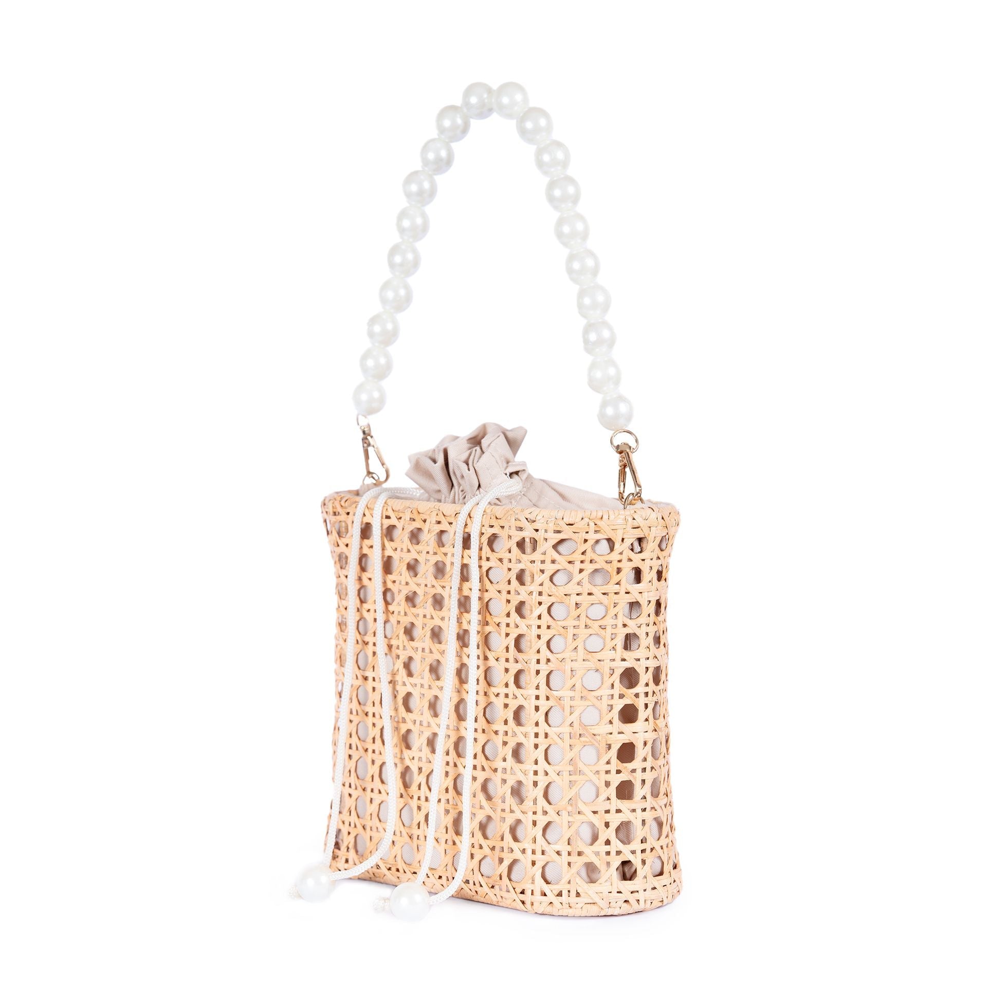  Jelavu Amalfi - Small Satchel - Natural/Pearl - Bonton