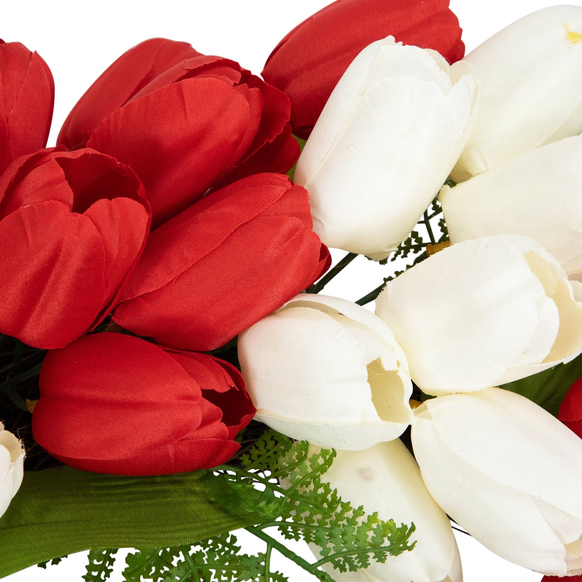  Northlight Tulip Patriotic Wreath With Star Bow - 24