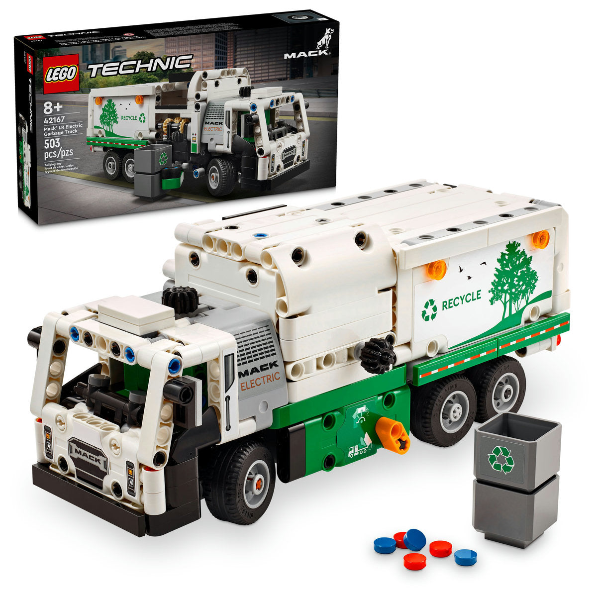  LEGO LEGO® Technic™ Mack® LR Electric Garbage Truck 42167 - Technic - Bonton