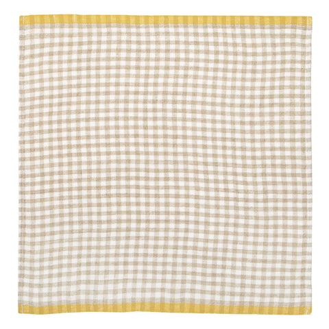 Two-Tone Gingham Napkins, Set of 4