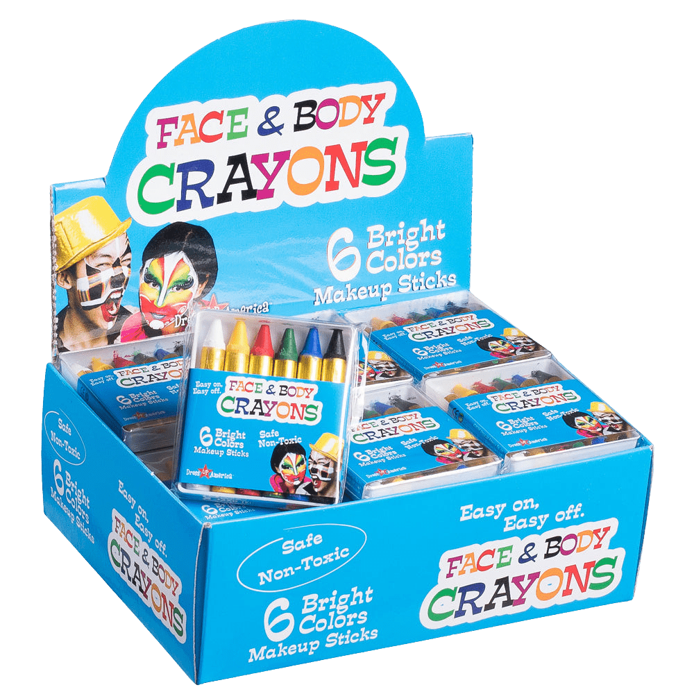  Dress Up America 6 Color Face Paint - Full Case of 36 by Dress Up America - Default Title - Bonton