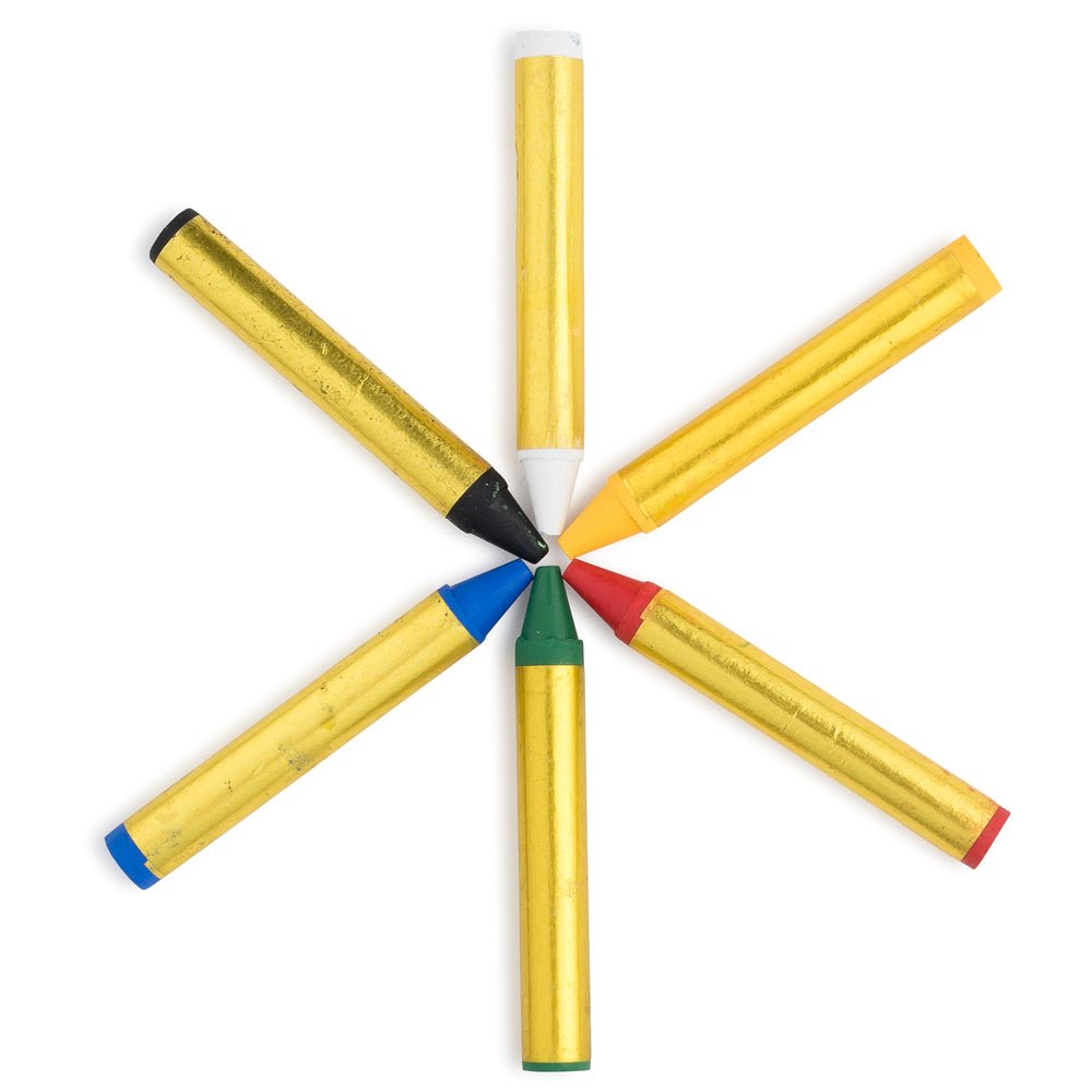  Dress Up America 6 Face Paint Crayons - Blister Pack by Dress Up America - Default Title - Bonton