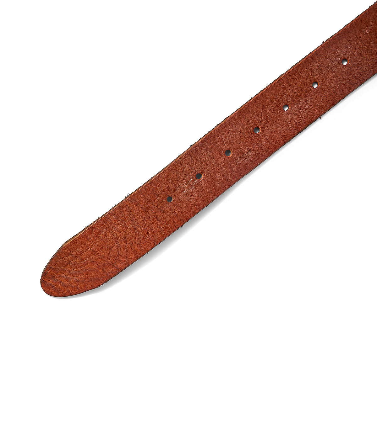  Will Leather Goods Vintage Washed Belt - Cognac - Bonton