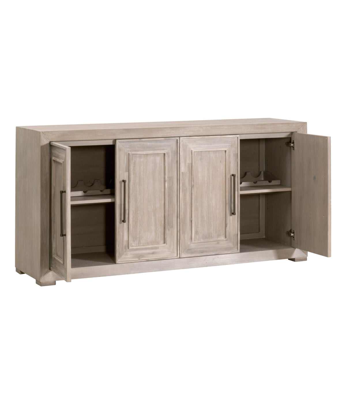 Hunter Media Sideboard Natural Gray